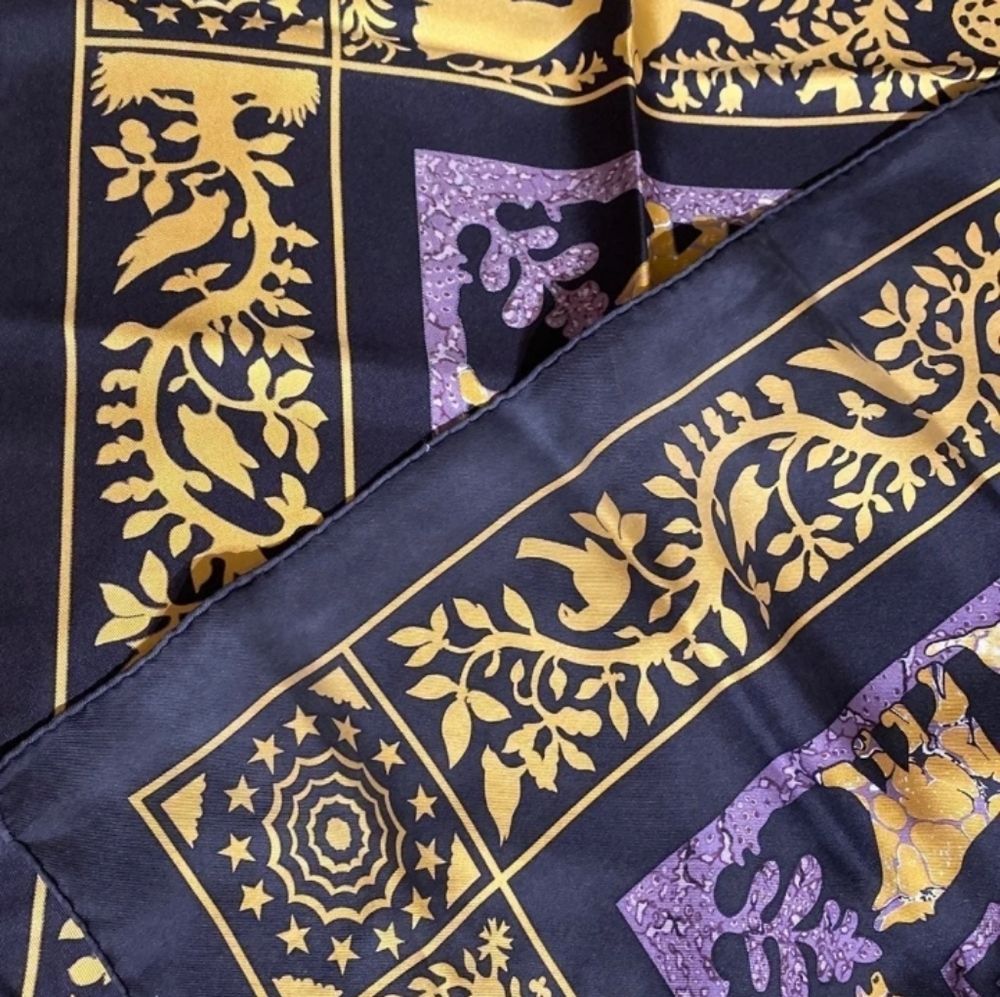🥳HP🥳Hermes Early American Scarf **Vintage** - Picture 2 of 9